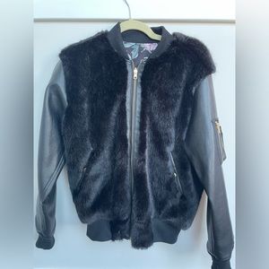 Joyrich Reversible Leather and Faux Fur Jacket